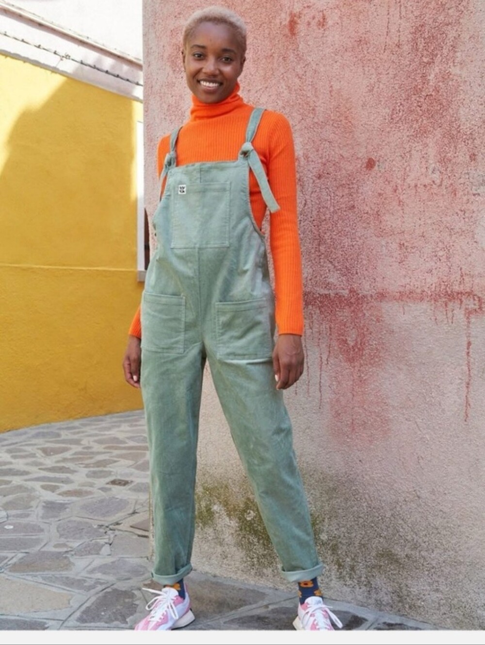 Lucy & Yak Green Women's Corduroy Overalls